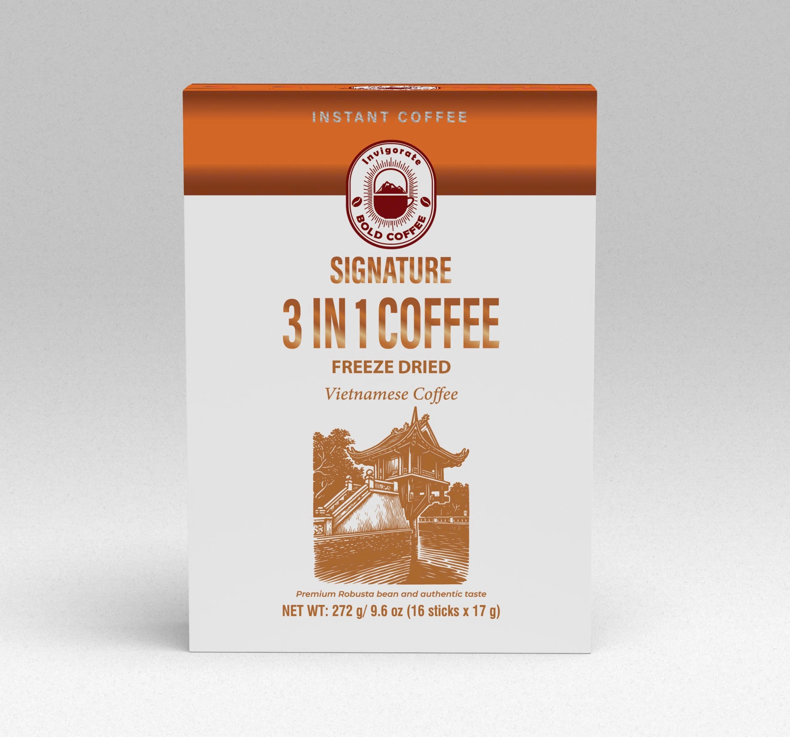 Signature 3-in-1 Vietnamese Coffee – 16 -Pack Box (Single Serve)
