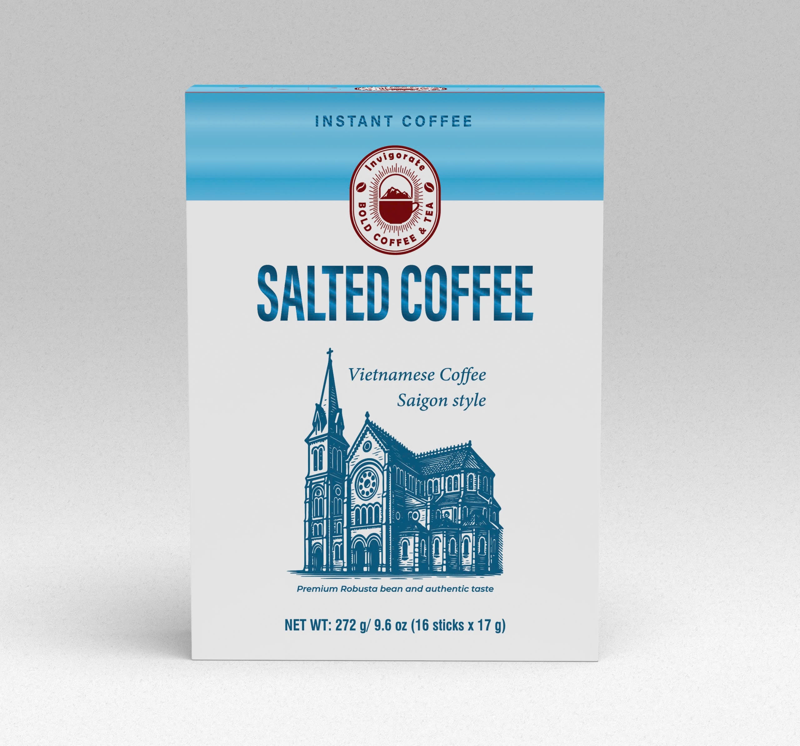 Salted 3-in-1 Vietnamese Coffee – 16 -Pack Box (Single Serve)